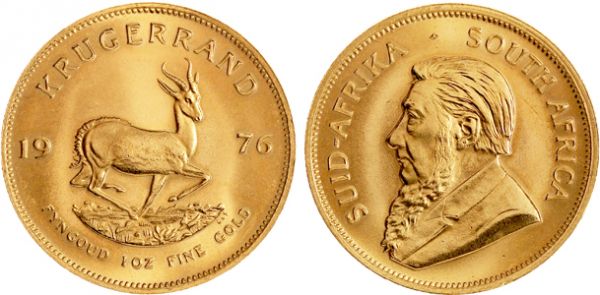 monete d'oro Krugerrand