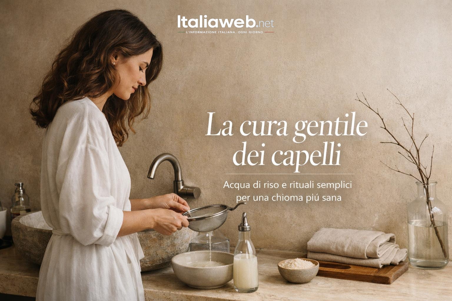 Acqua di riso per capelli: il rituale naturale da conoscere davvero