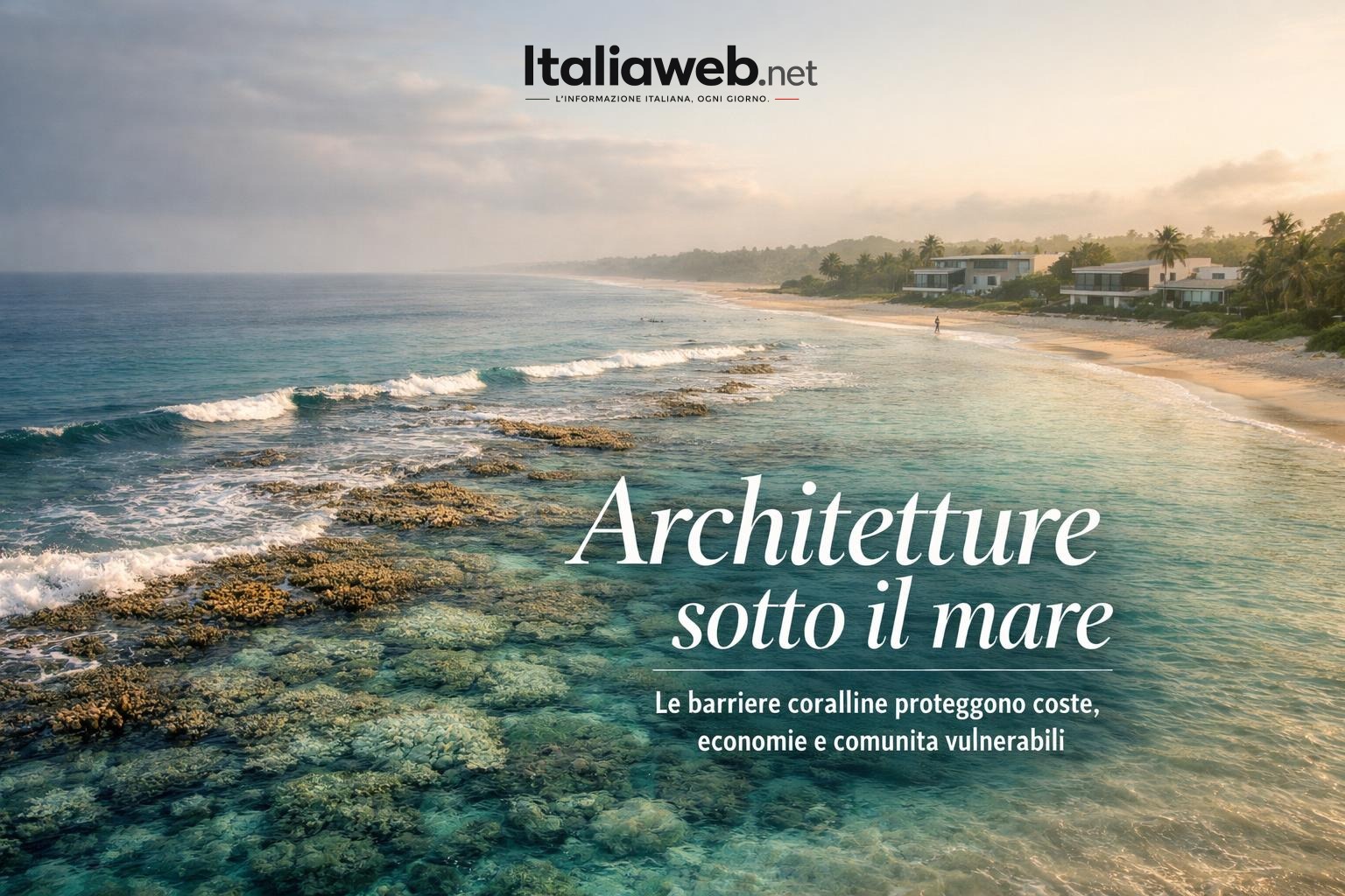 Le barriere coralline sono l’architettura naturale che protegge le coste