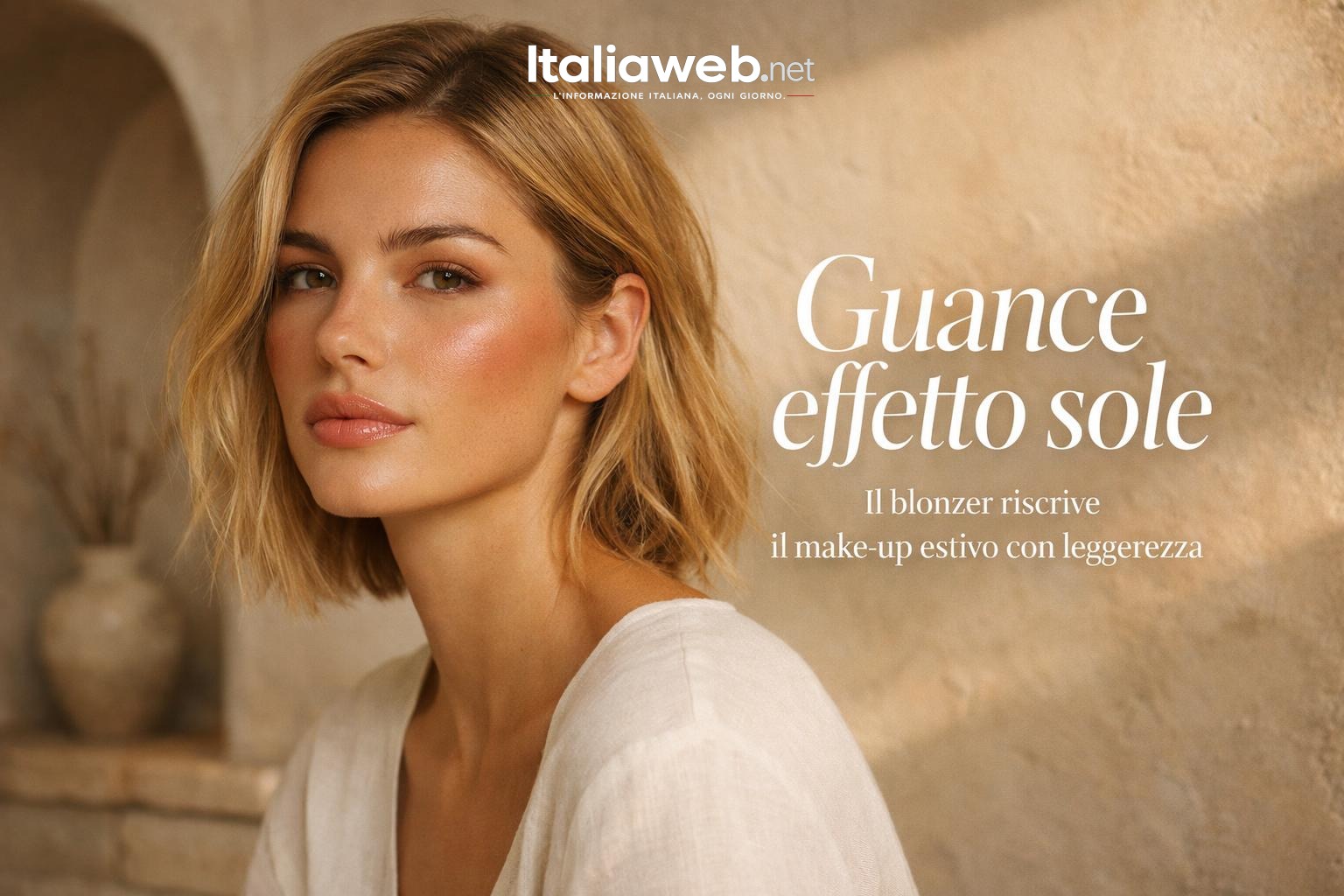Blonzer: il make-up effetto sole che unisce blush e bronzer