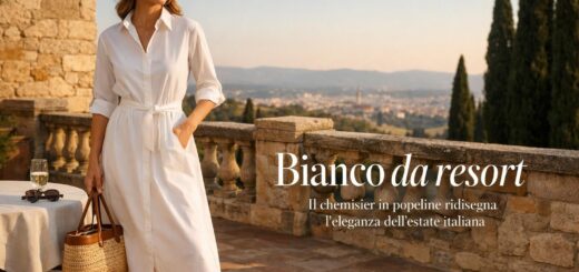 Il chemisier bianco in popeline è l’abito più elegante dell’estate italiana