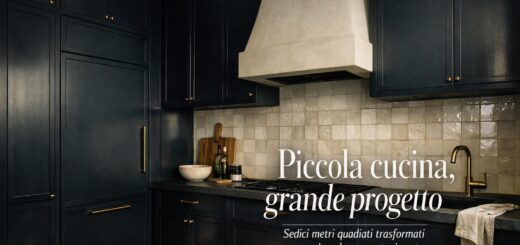 Una cucina di 16 mq ripensata come uno spazio su misura