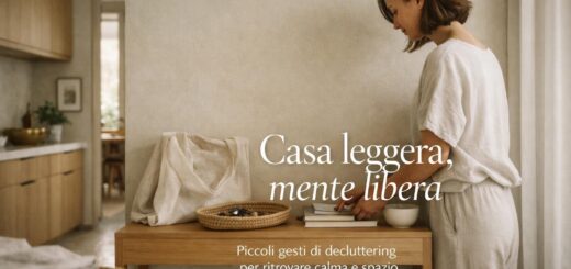 Decluttering gentile: come riordinare casa senza stress