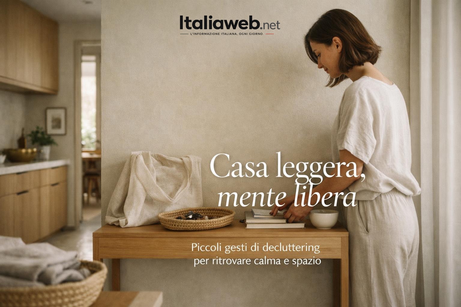 Decluttering gentile: come riordinare casa senza stress