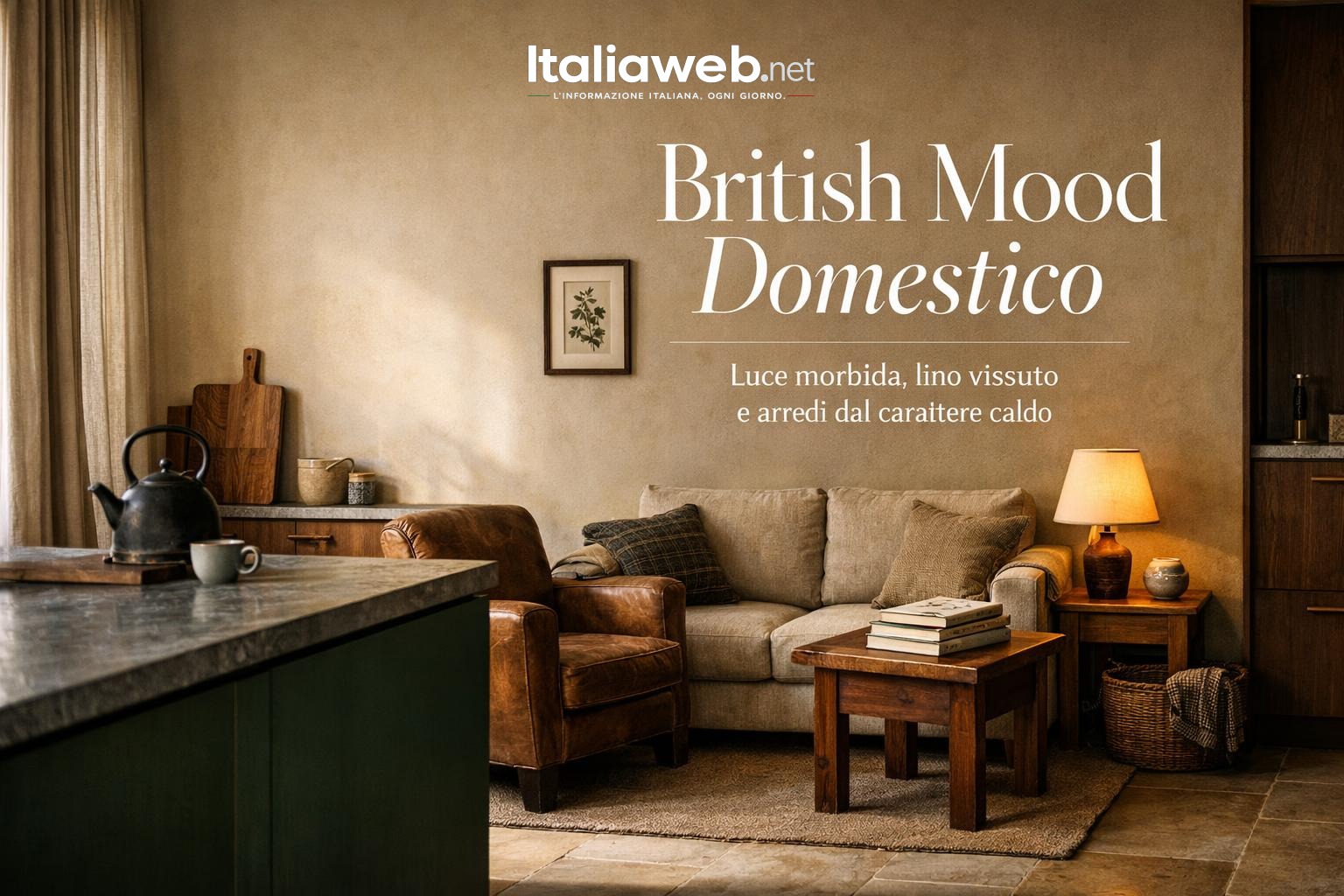Il fascino discreto del décor inglese entra nella casa contemporanea