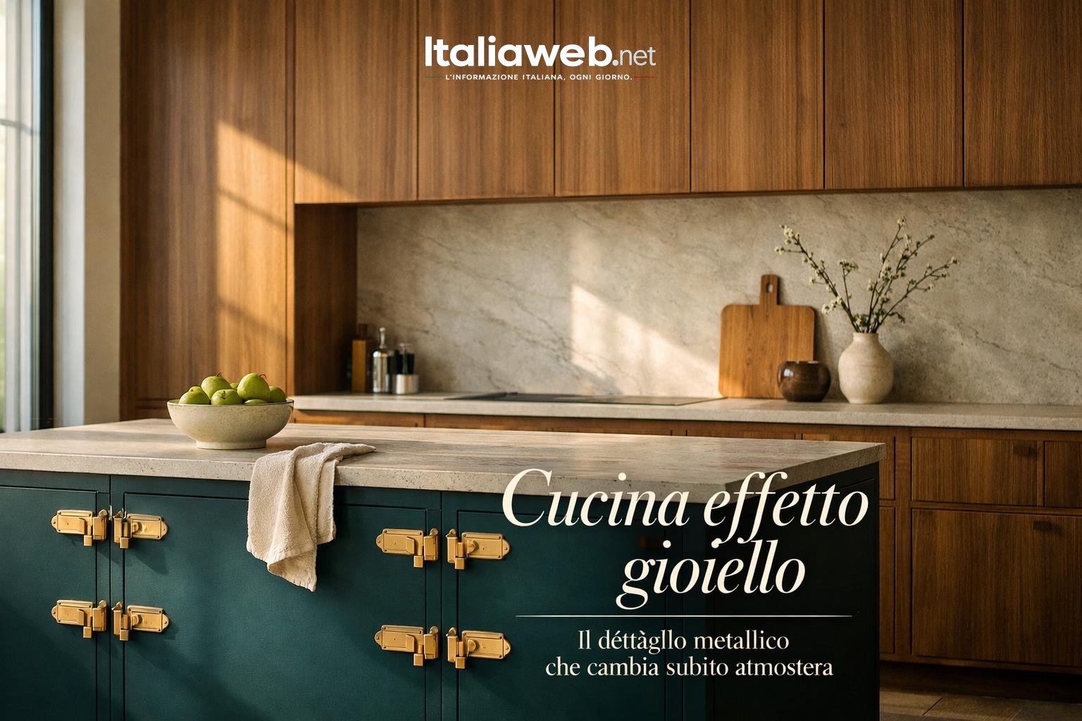 Il dettaglio vintage che rende la cucina più sofisticata