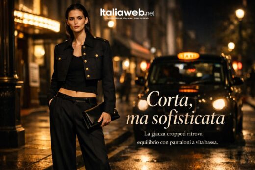 Giacca cropped e pantaloni a vita bassa: la coppia più chic della primavera