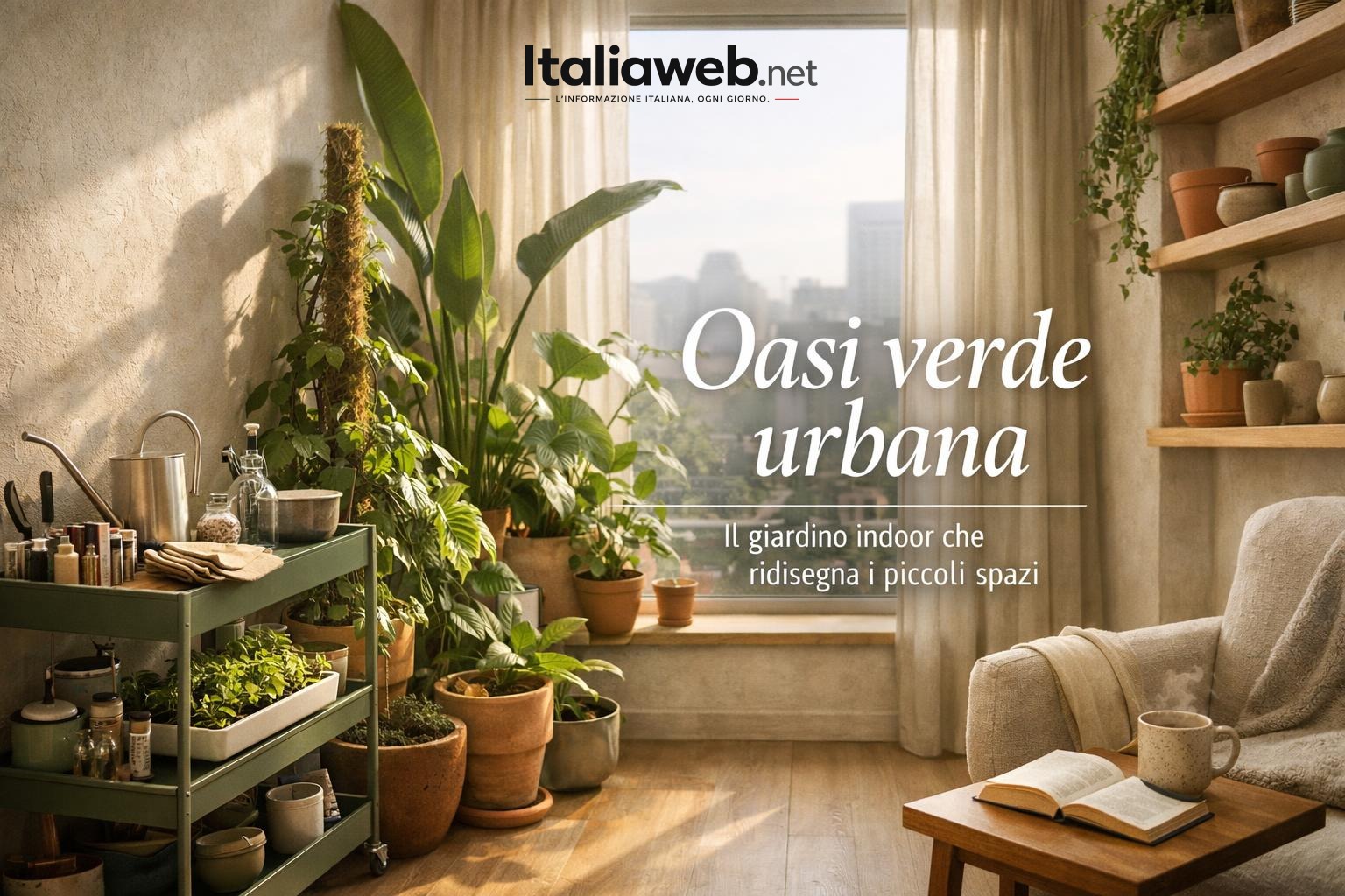 Giardino indoor in un piccolo appartamento: come trasformare casa in un’oasi verde