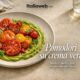 Insalata di pomodori con crema di basilico e piselli: il piatto freddo che cambia l’estate