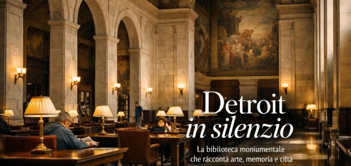 La biblioteca di Detroit che racconta la città attraverso marmo, arte e memoria