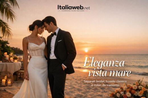 Matrimonio beach chic: separati bridal, tailoring morbido e colori da tramonto