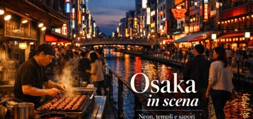 Osaka, la città giapponese dove tradizione, neon e street food convivono