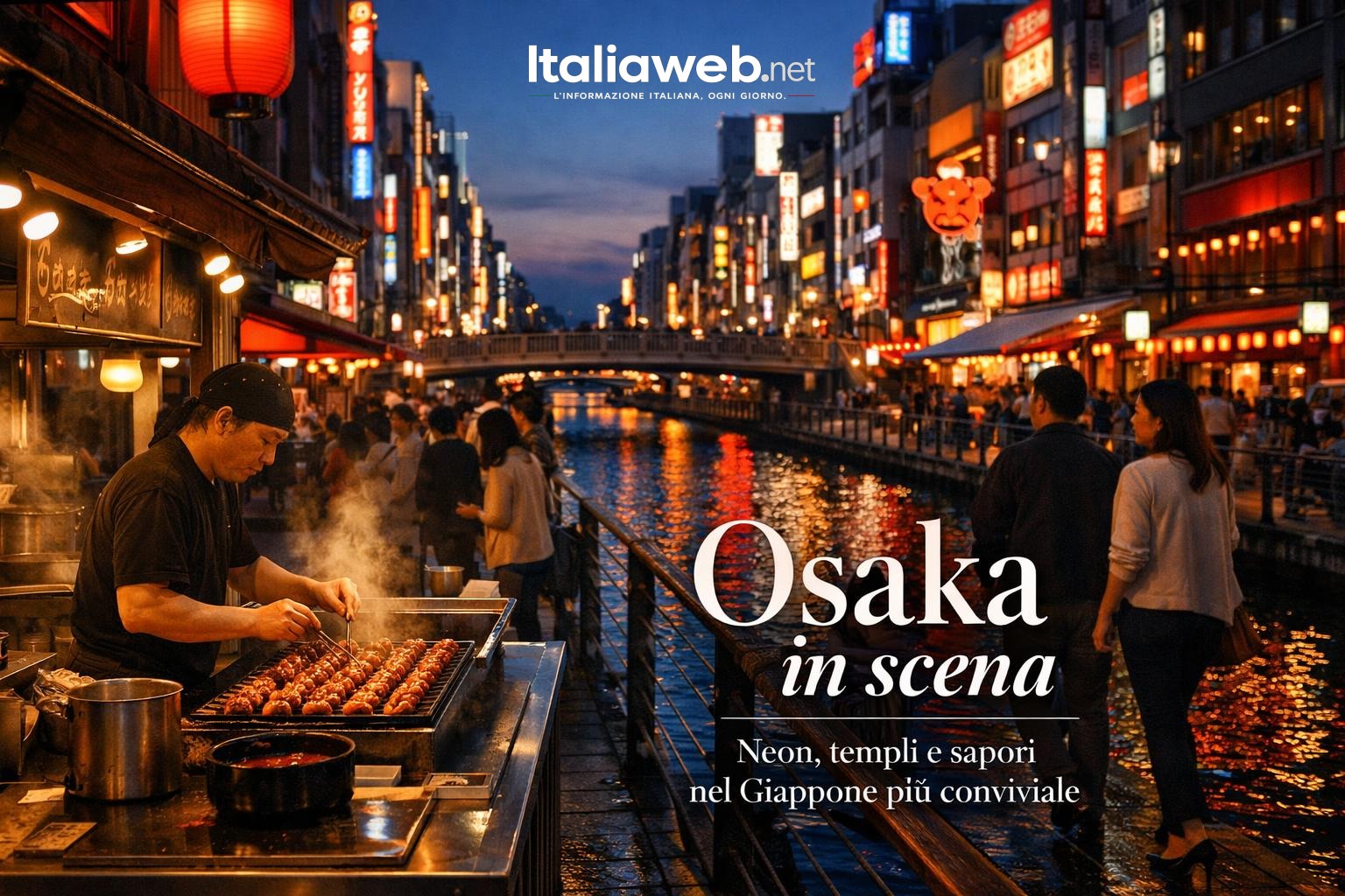 Osaka, la città giapponese dove tradizione, neon e street food convivono