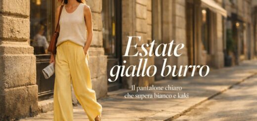 Pantaloni giallo burro: il colore più elegante dell’estate oltre il bianco