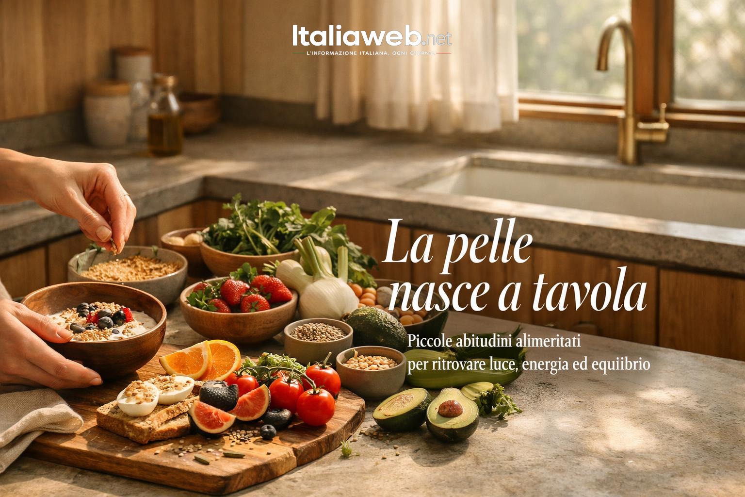 Pelle più luminosa: le abitudini alimentari che aiutano davvero, senza estremismi