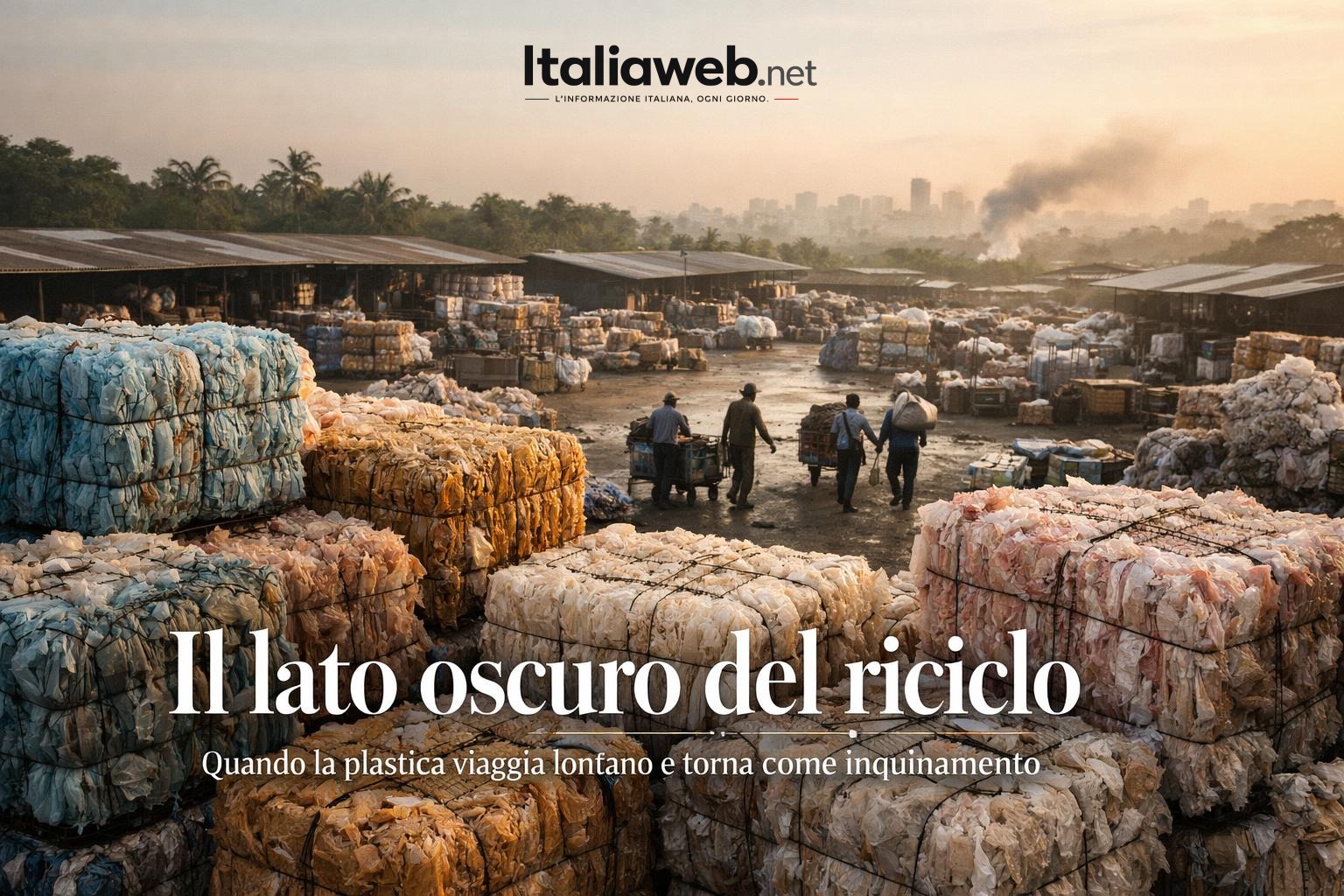 La plastica riciclata che finisce bruciata all’estero