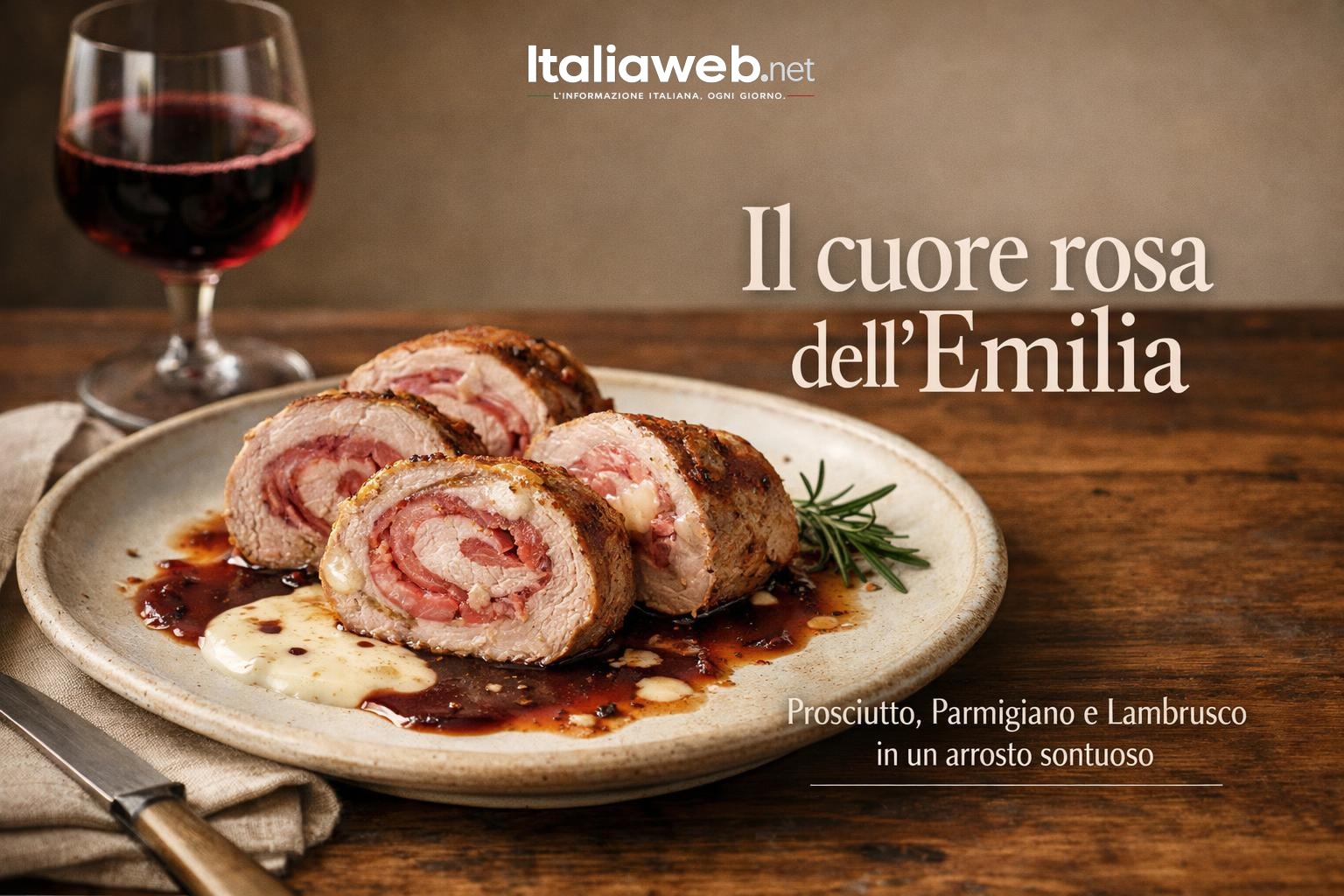 Rosa di Parma: il filetto ripieno che profuma di Emilia