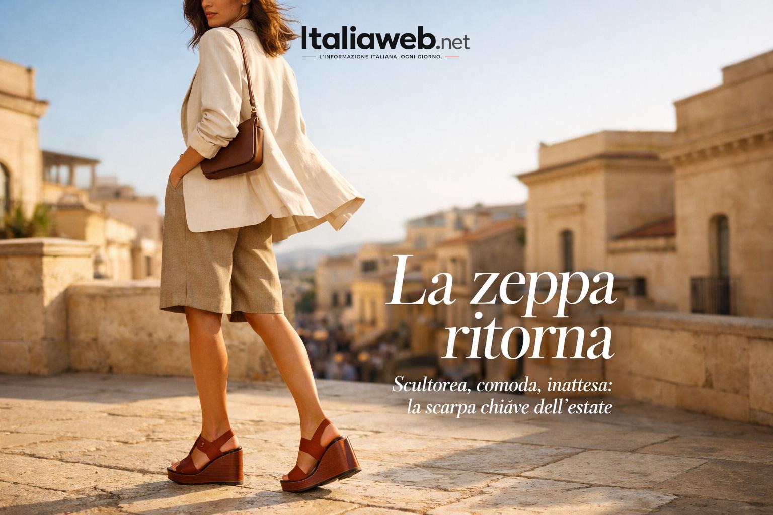 Il ritorno dei sandali con zeppa: la scarpa estate 2026 più inattesa