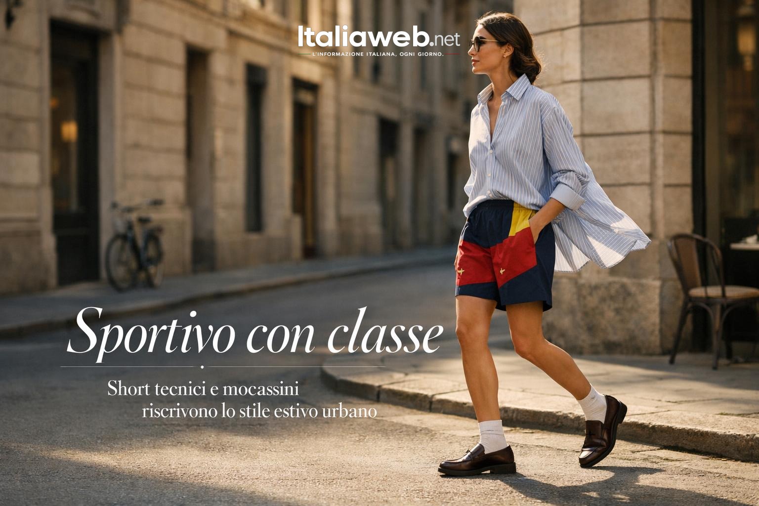 Short sportivi e mocassini: la nuova divisa estiva elegante