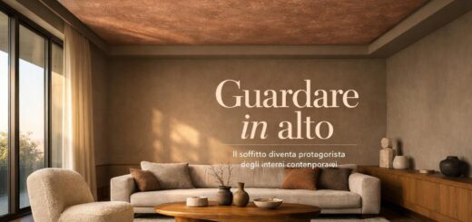 Il soffitto diventa la nuova parete d’accento