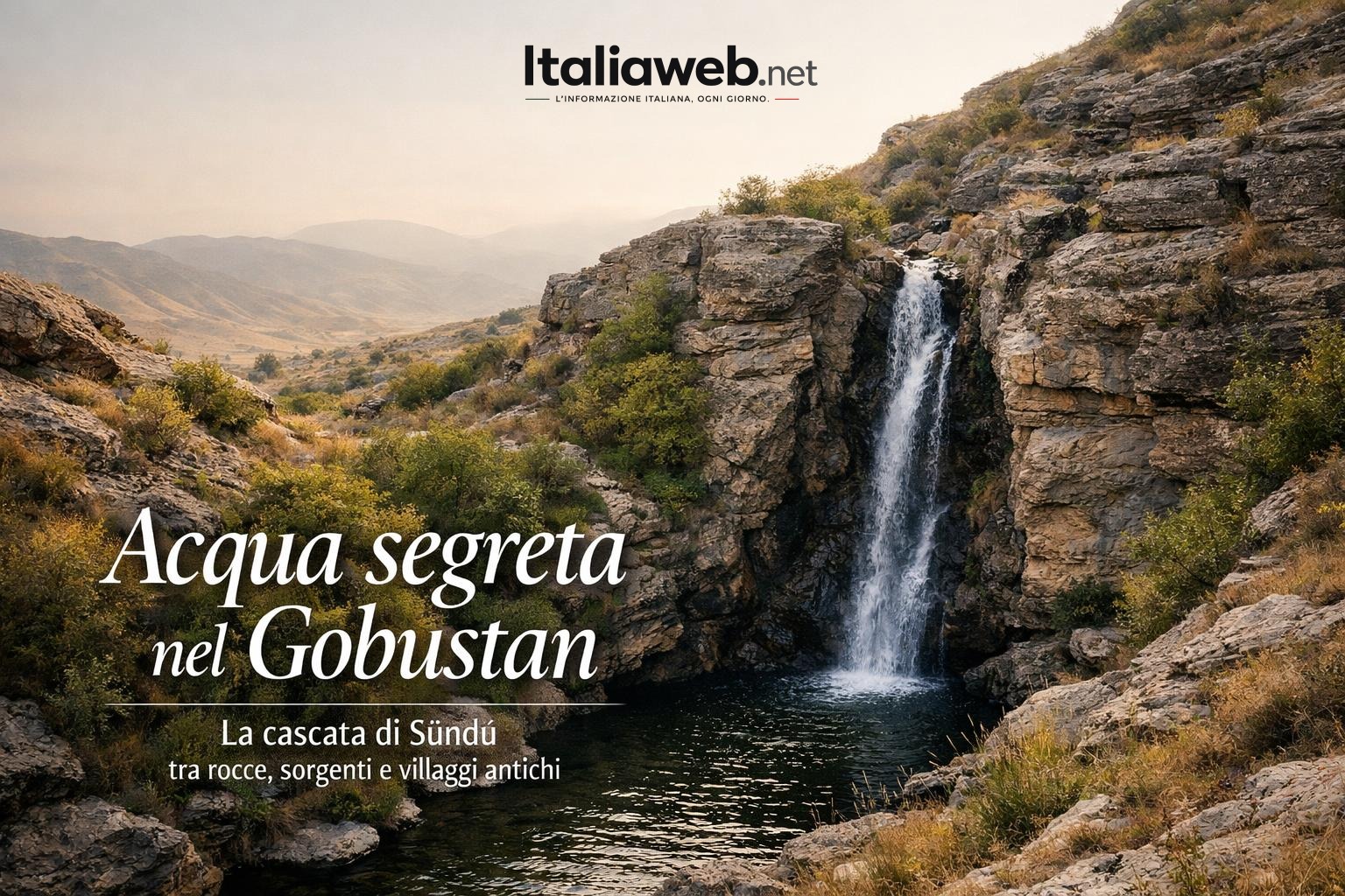 Sündü, la cascata nascosta tra le rocce del Gobustan