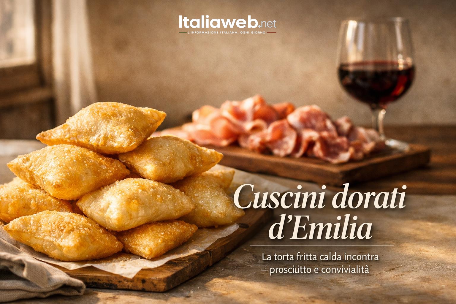 Torta fritta emiliana: il cuscino dorato che accompagna i salumi