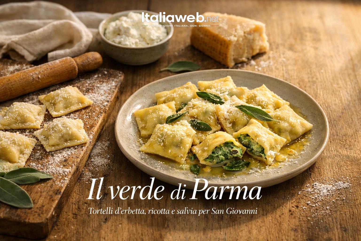 Tortelli d’erbetta: il rito verde della tavola parmigiana