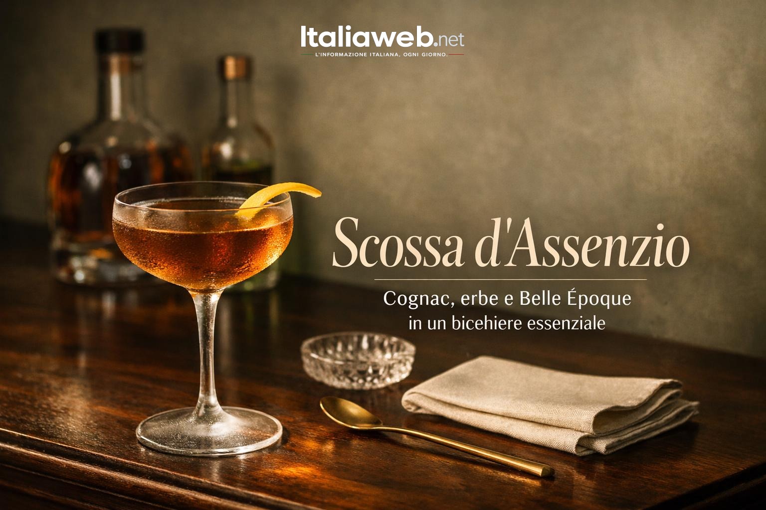 Tremblement de Terre: il cocktail essenziale di cognac e assenzio